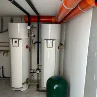 Bollitori in pompa di calore Panasonic in locale tecnico