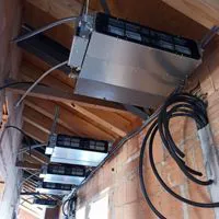 Unità canalizzate Panasonic installate nel sottotetto