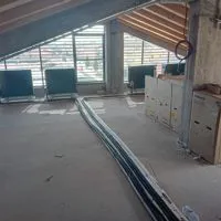Cantiere di installazione di unità esterne Panasonic
