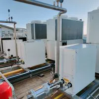 Centrale con pompe di calore Panasonic in copertura