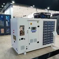 Pompa di calore commerciale Panasonic esposta in fiera